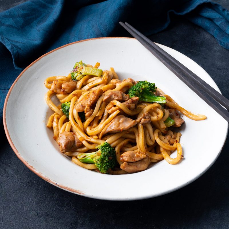 Spicy Sichuan Pepper Chicken Noodles