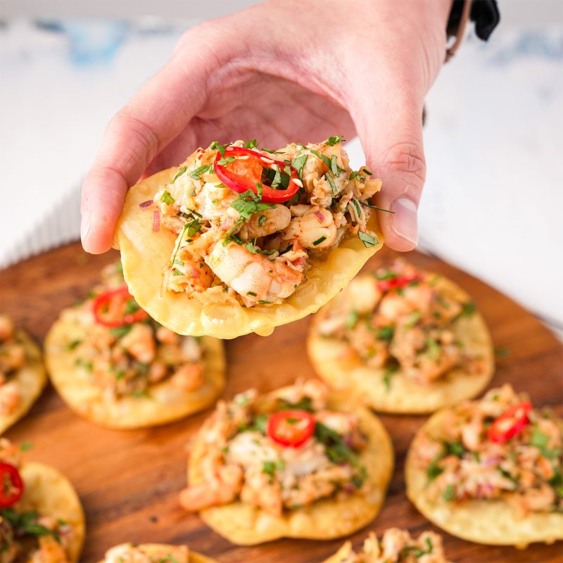 Asian Crab & Prawn Wonton Crisps