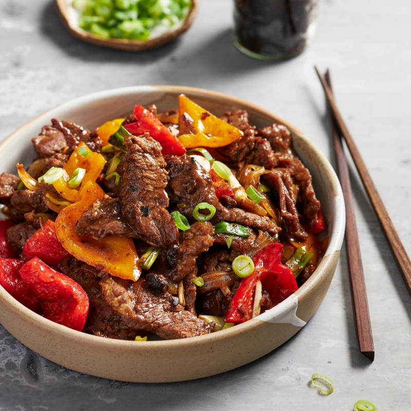Beef & Black Bean Stir-fry