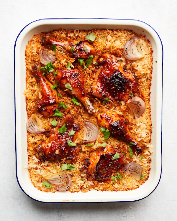 Chicken & Chilli Jam Traybake
