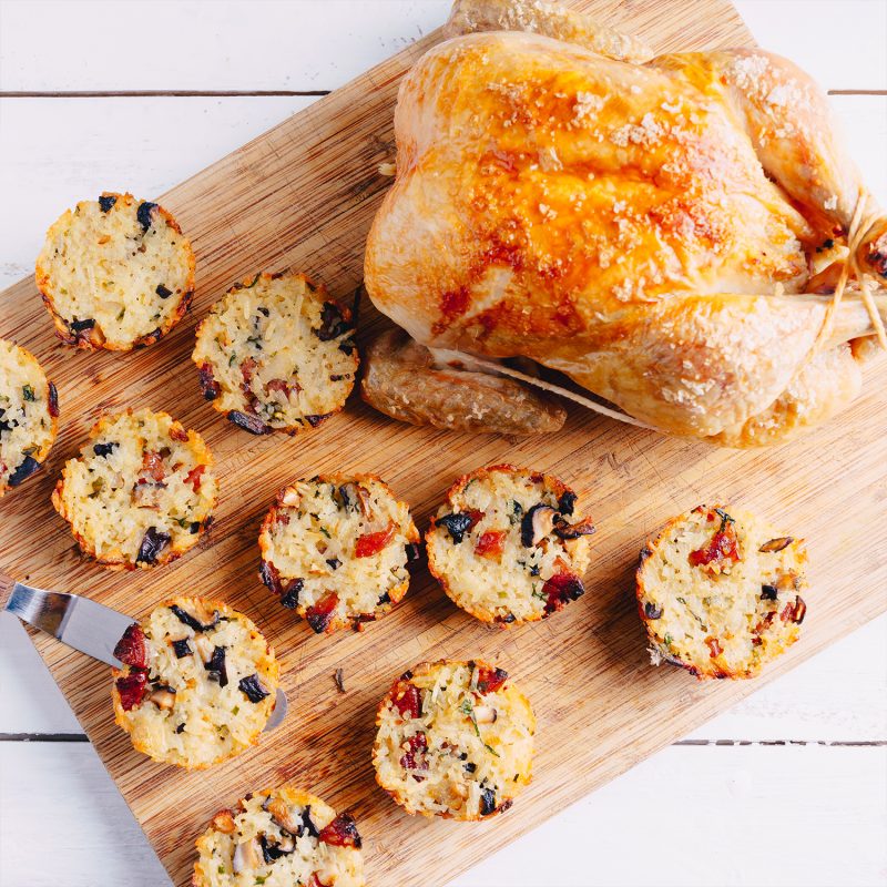 Roast Chicken & Treasure Rice Stuffing