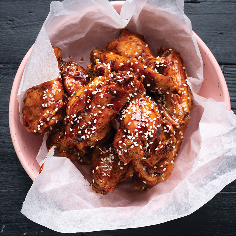 Crispy Baked Hot Wings