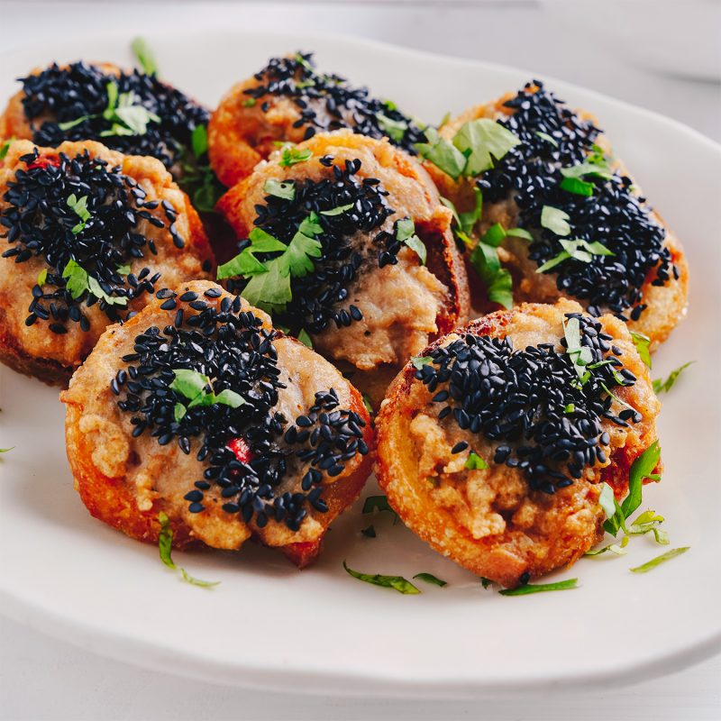 Garlic Pork Toasts