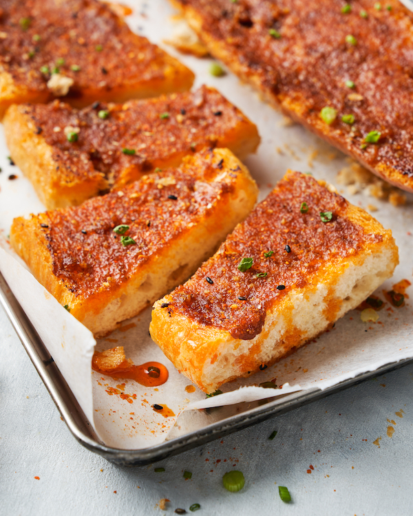 Gochujang Confit Garlic Bread