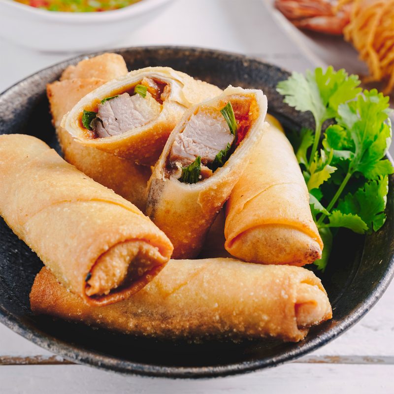 Hoisin Duck Spring Rolls