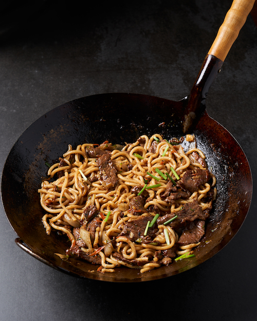 Mongolian Beef Udon Noodles