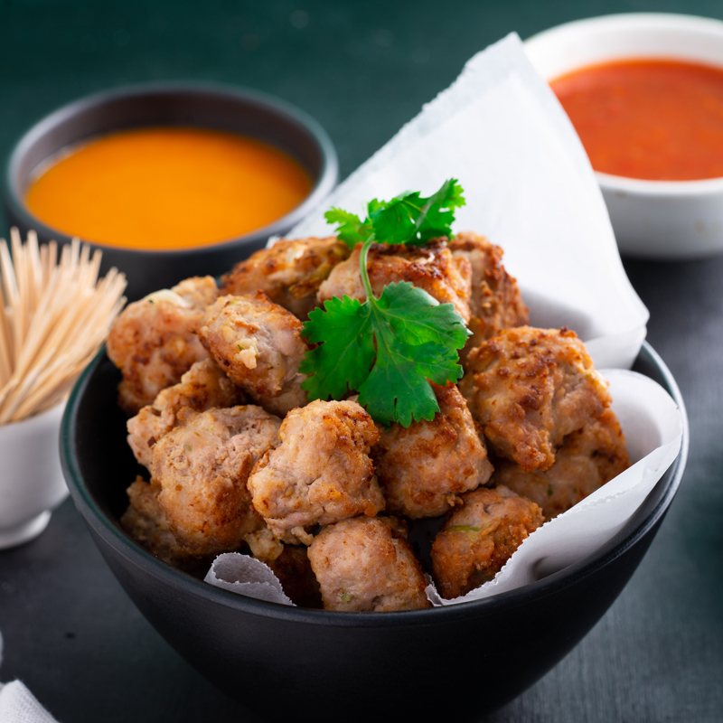 Super Quick Asian Meatballs