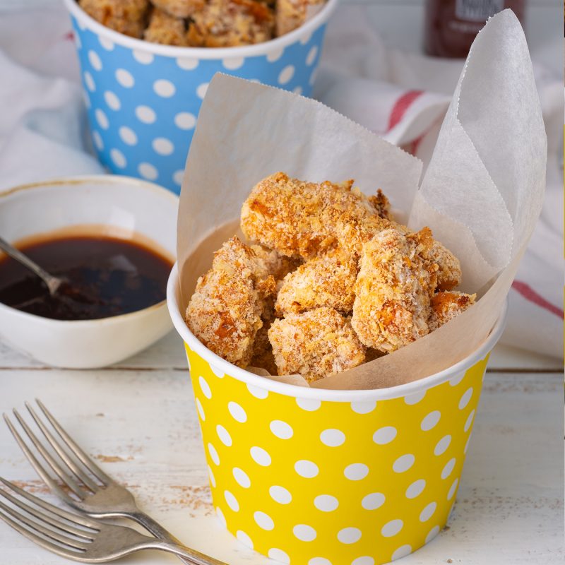 Oven-baked Crispy Chicken Nuggets