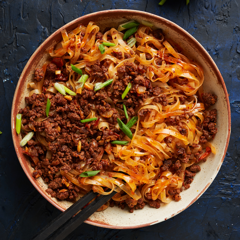 Spicy Beef Sambal Noodles