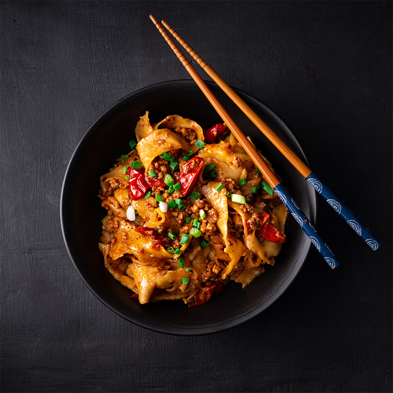 Spicy Pork Hand Pulled Noodles