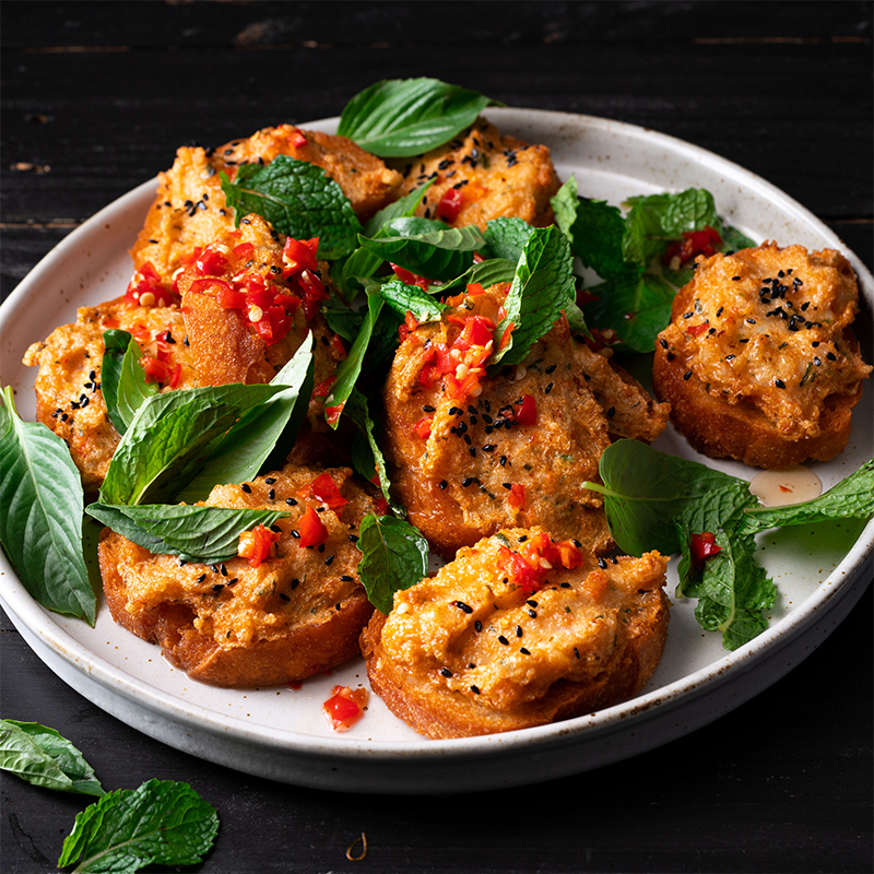 Thai-style Prawn Toasts