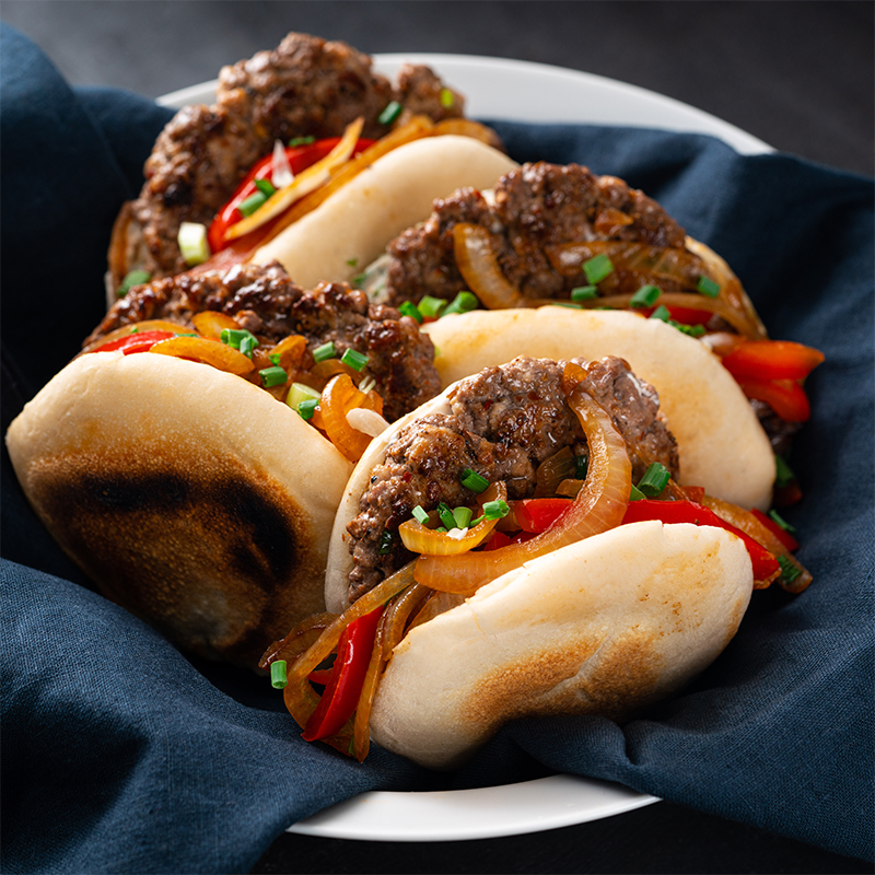 Xian Spicy Beef Burgers