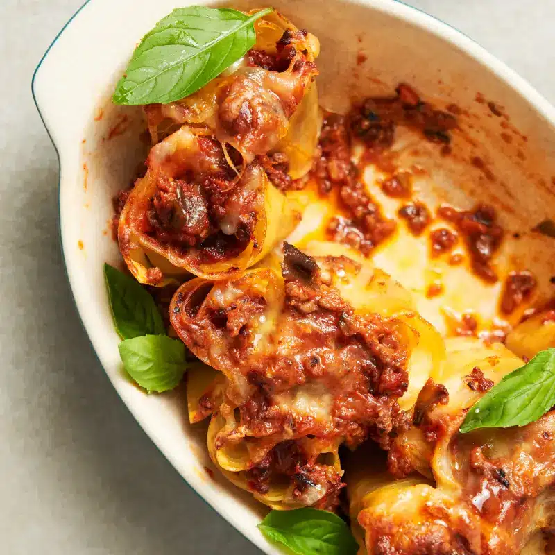 Bolognese Roll-up Lasagne