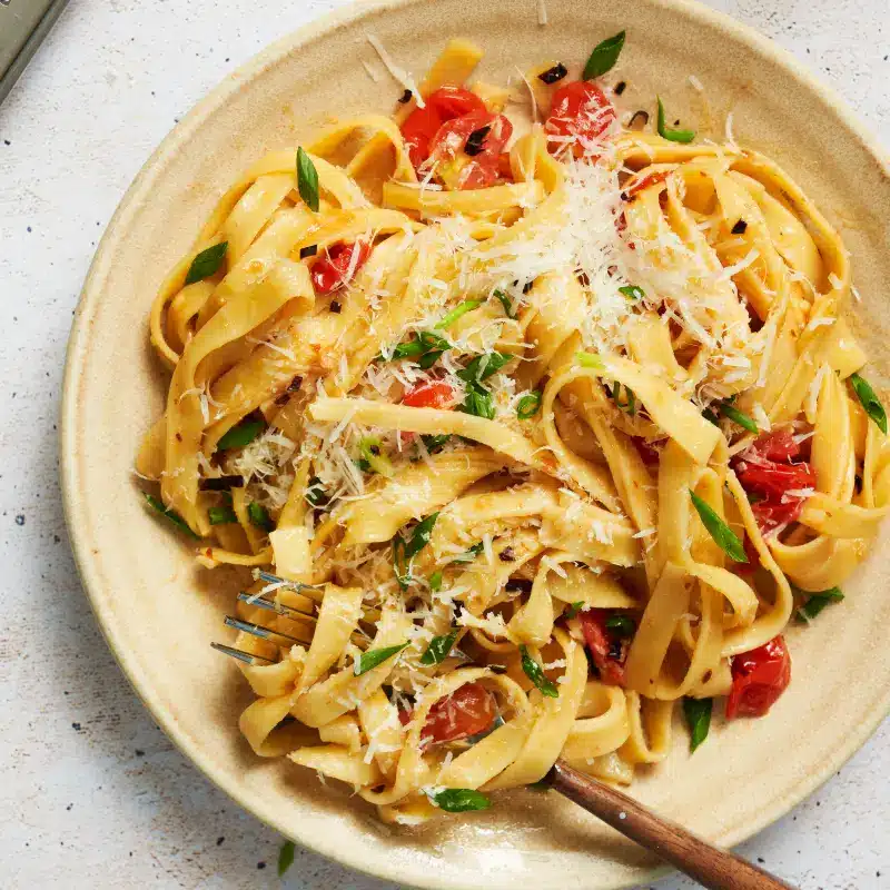 Tomato Garlic Butter Pasta