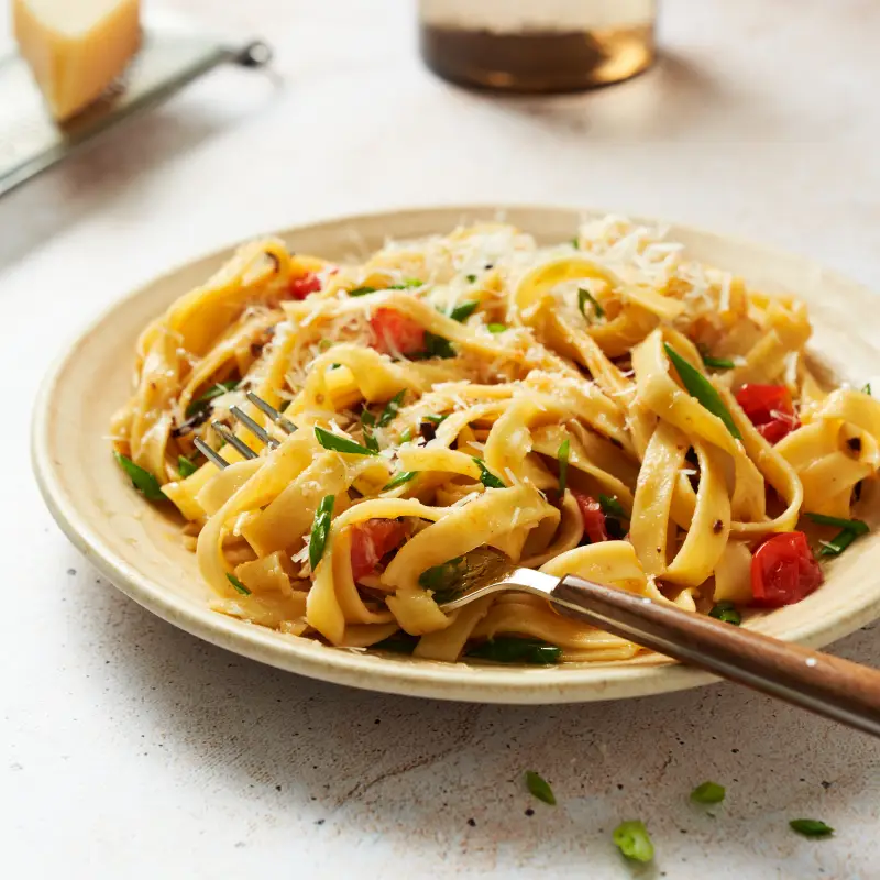 Tomato Garlic Butter Pasta