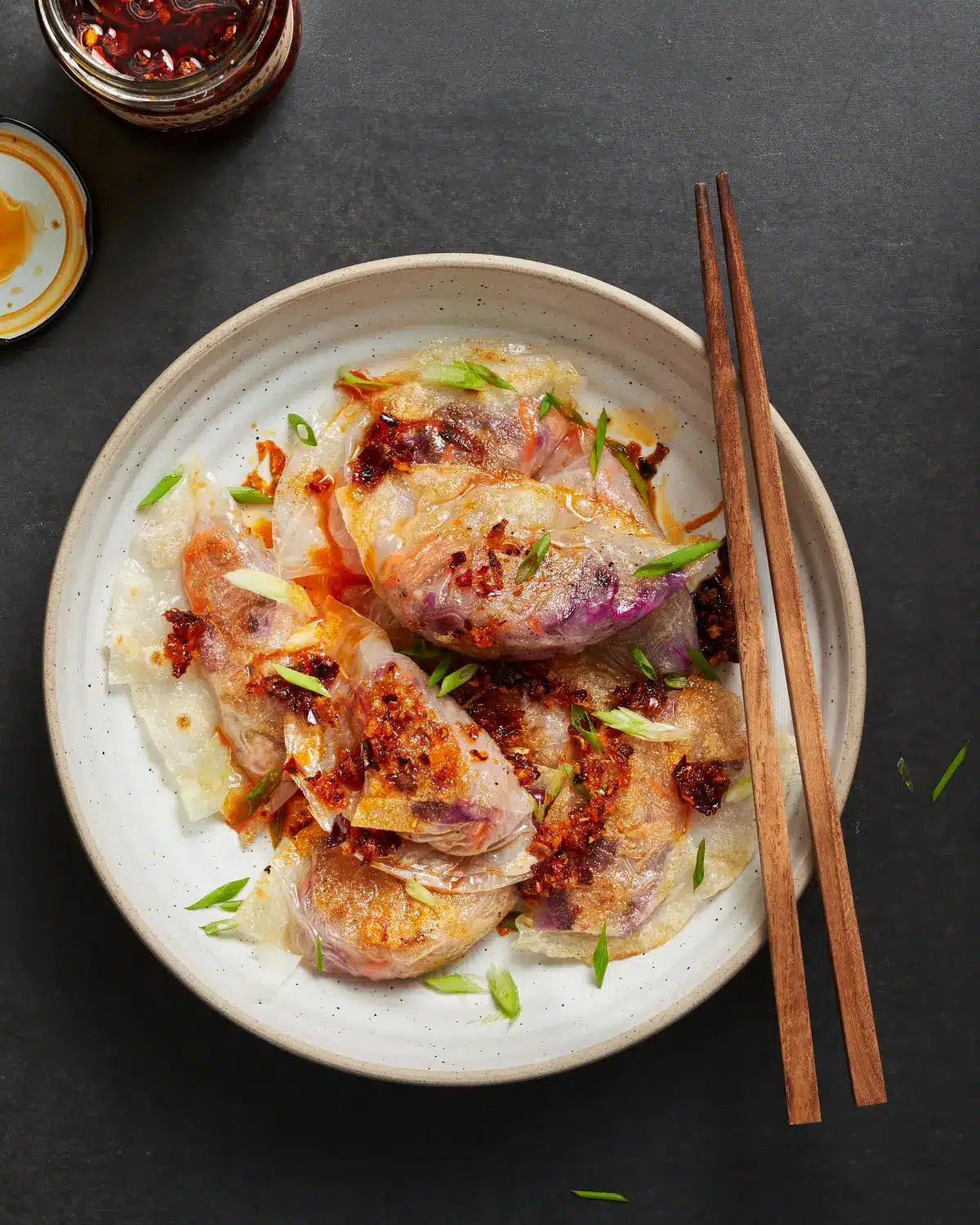 Crispy Rice Paper Dumplings